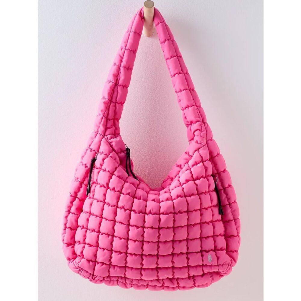 New Free People Quilted Carryall Bag Large Size